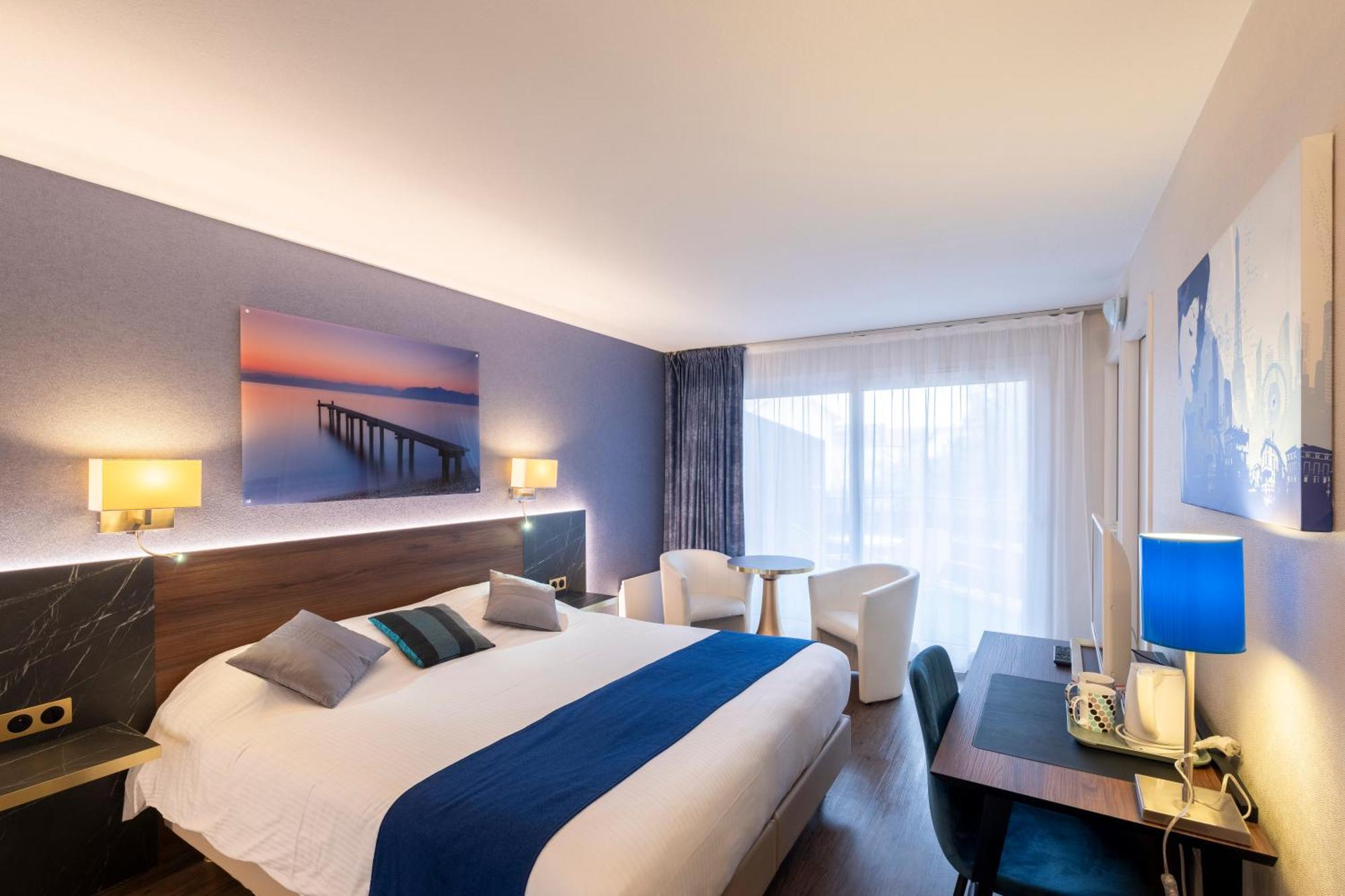 Logis Hotel Arc En Ciel Thonon-les-Bains Exteriér fotografie
